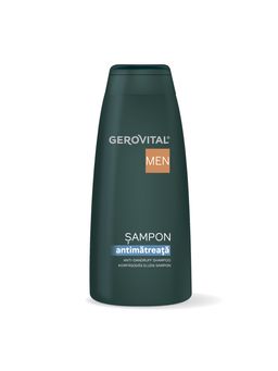 Gerovital Men Anti-Schuppen Shampoo, Regulierung der Talgproduktion, 400 ml