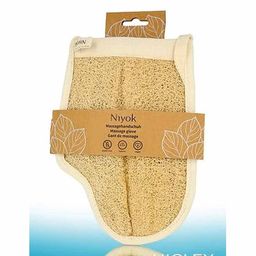 Niyok Niyok Massagehandschuh Luffa & Baumwolle