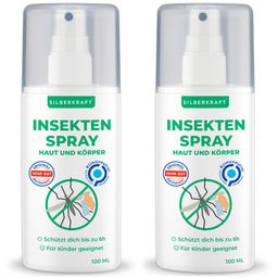 SILBERKRAFT Insektenspray Haut & Körper