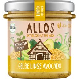 Allos Linsen‑Aufstrich Gelbe Linse Avocado