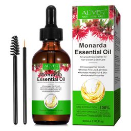 ALIVER Haaröl Monardaöl Wilde Bergamotte Bienenbalsam für Haarwachstum