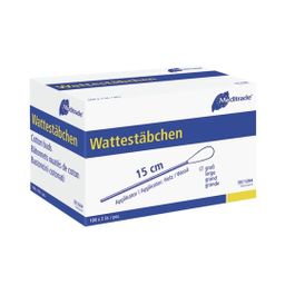 Meditrade Wattestäbchen Steril Großer Wattekopf
