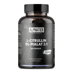 Alphatier Citrullin Kapseln 360 Stück - Aminosäure