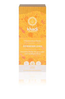 khadi Natural Cosmetics Pflanzenhaarfarbe Sonnenblond 100 g