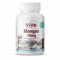Vive Supplements | Mangan 10mg - Schluckfreundlich