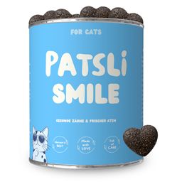 Patsli Smile | 6-in-1 Zahnpflege-Snacks für Katzen | Reduziert Neubildung von Zahnstein & Maulgeruch