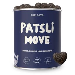 Patsli Move | Gelenk-Snack für Katzen | Stärkt Gelenke mit Grünlippmuschel, MSM, Spirulina, Kollagen
