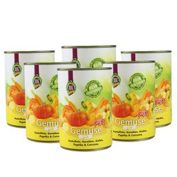 Schecker DOGREFORM Gemüse pur - gelb - vegetarisches Hundefutter