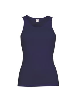 wobera NATUR kuscheliges Damenunterhemd ohne Arm Merino/Baumwolle