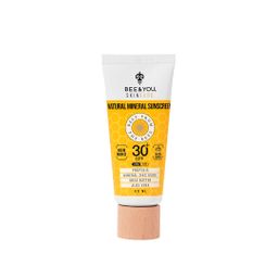 BEE&YOU Mineralischer Sonnencreme, Sonnenschutz für Körper mit Propolis