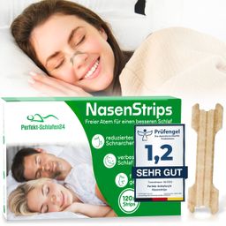 Perfekt-Schlafen24 - 120 x Starke Nasenpflaster gegen Schnarchen