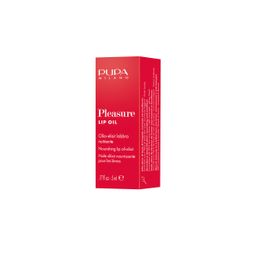 Pupa Gloss Pleasure Lip Oil 003 Yummy Strawberry, nährendes Lip Oil mit 3D-Gloss, Erdbeer-Aroma.