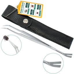 SILBERKRAFT Zeckenzange