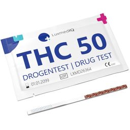 LuxmedIQ Drogenschnelltest für Cannabis THC - Urin Drogentest Haschisch Marihuana - Cutoff 50 ng/mL