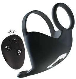 Rebel - Hodenvibrator mit Penis- und Hodenring