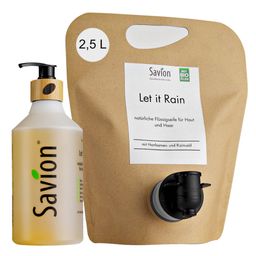 Savion Let it Rain Set Flasche + Nachfüllbeutel