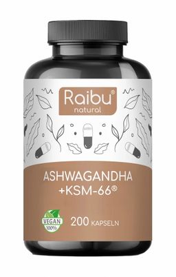RAIBU Ashwagandha KSM-66 Komplex