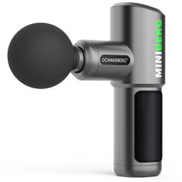 Donnerberg Massagepistole Miniberg mit Aufsätzen + Samsung Akku