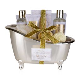 accentra Geschenkset Badeset Pflegeset Badewanne Vanille Mandel Geschenkidee