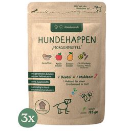 Hunderunde Hundehappen Morgenmuffel