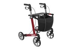 Rehasense Leichtgewicht Rollator Server M weinrot