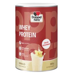 Doppelherz WHEY PROTEIN Vanille – Proteinpulver auf Molkenbasis in bewährter Doppelherz-Qualität