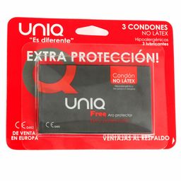 Uniq - Latexfreie Kondome mit Schutzring