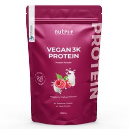 nutri+ Veganes Proteinpulver 3k - Eiweiß Protein Pulver 1kg