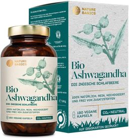 NATURE BASICS® - Hochwertiges Bio Ashwagandha Vegan