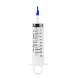 Chirana Katheterspritze mit blauem Luer-Adapter