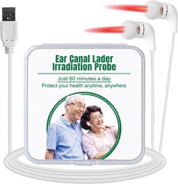 HC Tinnitus, Ohrengeräusche, Durchblutung, Infrarotlicht Ohren, Ohrstecker
