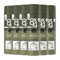 8x4 Deo Spray Wild Oak maskulin-holzig Fresh Mind Effect®