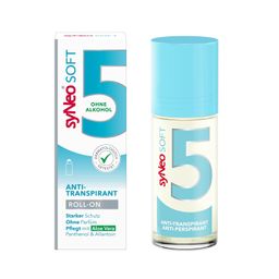 syNeo 5 soft Roll-On, Deo-Antitranspirant ohne Alkohol für Damen und Herren