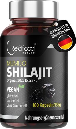 Redfood® Mumijo Shilajit Kapseln, 1300mg hochdosiert