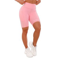 GymBeam Biker Shorts Damen Slim mit Taschen in Pink