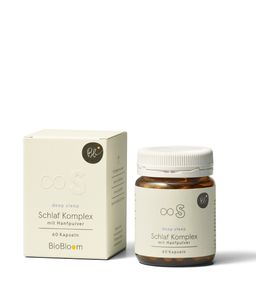 BioBloom Schlafkomplex mit Hanfpulver - deep sleep