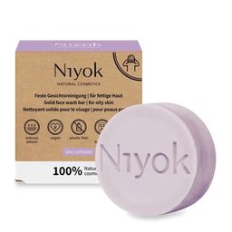 Niyok Feste Gesichtsreinigung für fettige Haut - Zink-Komplex Bio
