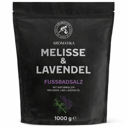 AROMATIKA  Fußbadesalz mit Meersalz und Ätherischem Lavendelöl & Melissenöl
