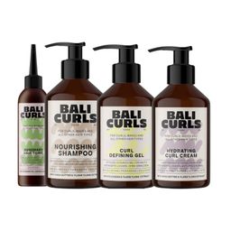 BALI CURLS Haarpflege Locken Set-  Rosemary Tonic, Nourishing Shampoo, Curl Defining, Hydrating Curl