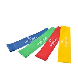 Matchu Sports - Latex Widerstandsbänder 4er Set - Fitnessbänder