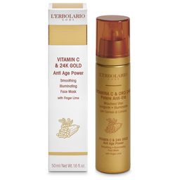L'Erbolario VITAMIN C & 24K GOLD Anti-Aging Gesichtsmaske