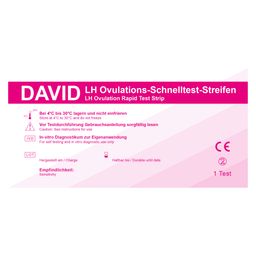 David Ovulationstests Streifen, LH , 20 miu/ml