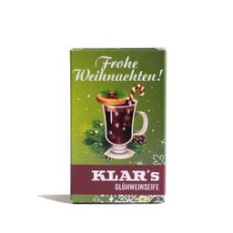 Klar-Seifen - Klar's Weihnachtsseife Glühweinseife, (palmölfrei)