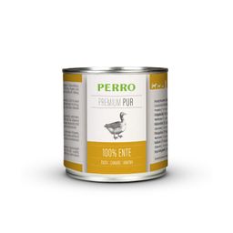 PERRO Premium Pur Ente - Nassfutter Hund adult