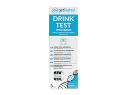 GetTested Getränketest-Armband (Drink Test Wristband) | GHB und Ketamin (KET)
