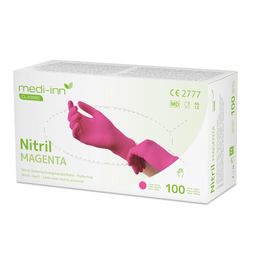 Medi-Inn Nitril Magenta Einmalhandschuhe