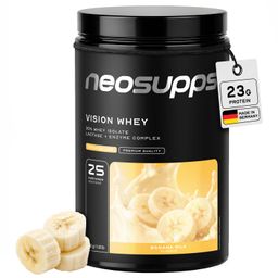 Neosupps Vision Whey Protein Banana Milk, 750g, Protein Pulver für Proteinshakes