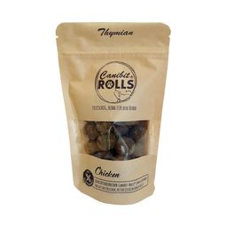Hundesnack Getreidefrei Canibits Rolls mit Kräuter.