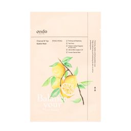 ONDO Charcoal & Yuja Bubble Mask
