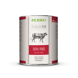 PERRO Premium Pur Rind - Nassfutter Hund adult